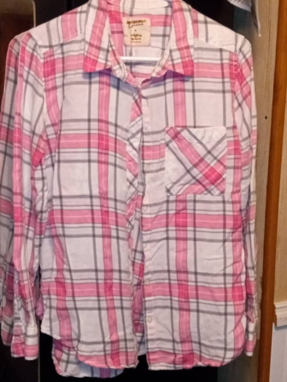 arizona jean co amazing boyfriend fit flannel medium